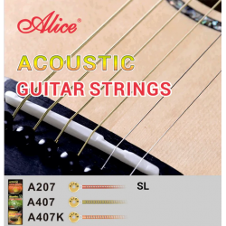 ALICE A207-SL 11-52 SUPER LIGHT BAKIR KAPLAMALI ALAŞIMLI AKUSTİK GİTAR TELİ 