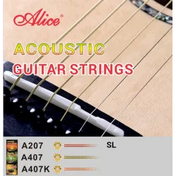 ALICE A207-SL 11-52 SUPER LIGHT BAKIR KAPLAMALI ALAŞIMLI AKUSTİK GİTAR TELİ 