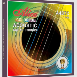 ALICE A407C-SL 11-52 SUPER LIGHT COLORFUL COPPER PLATED AKUSTİK GİTAR TELİ ALICE A407C-SL 11-52 SUPER LIGHT COLORFUL COPPER PLATED AKUSTİK GİTAR TELİ