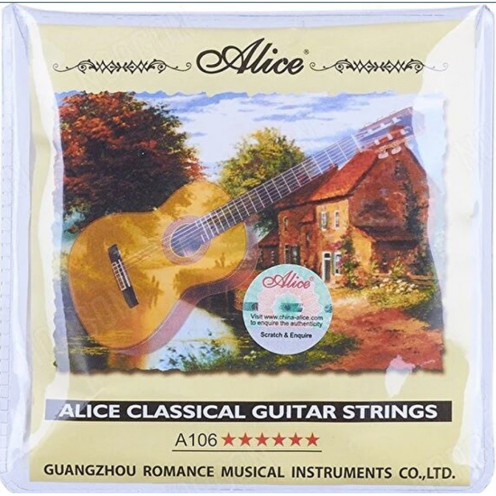 ALICE AC106-N / Klasik Gitar Teli