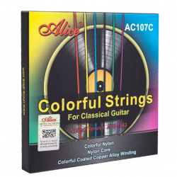 Alice AC107C Renkli Klasik Gitar Teli