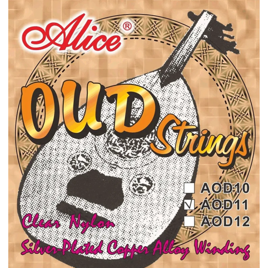 AOD11 11-STRING SILVER PLATED COPPER ALLOY COATED UD TELİ