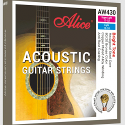 ALICE AW430-SL 11-52 SUPER LIGHT 80/20 BRONZE AKUSTİK GİTAR TELİ ALICE AW430-SL 11-52 SUPER LIGHT 80/20 BRONZE AKUSTİK GİTAR TELİ