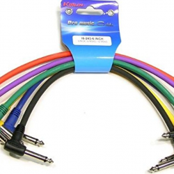 KIRLIN I6-243-0.15M-6COLORS 6'lı Pedal Ara Kablo KIRLIN I6-243-0.15M-6COLORS 6'lı Pedal Ara Kablo