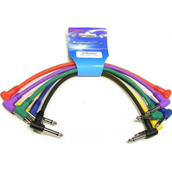 KIRLIN I6-243-0.15M-6COLORS 6'lı Pedal Ara Kablo