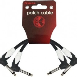 KIRLIN LG2-203-BK Black 2'li Pedal Ara Kablosu LG2-203-0,15M-BK KIRLIN LG2-203-BK Black 2'li Pedal Ara Kablosu LG2-203-0,15M-BK