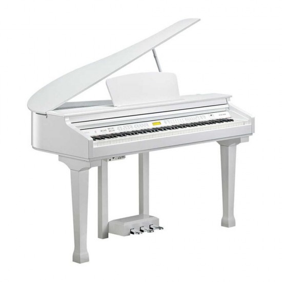 Kurzweil Kuyruklu Parlak Beyaz Dijital Piyano KAG100 WHP Kurzweil Kuyruklu Parlak Beyaz Dijital Piyano KAG100 WHP