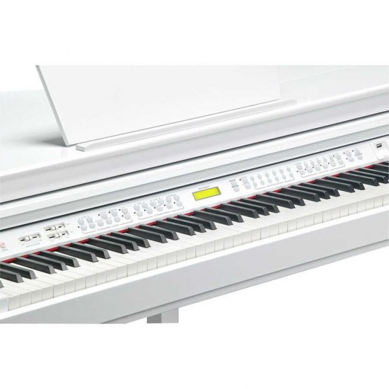 Kurzweil Kuyruklu Parlak Beyaz Dijital Piyano KAG100 WHP Kurzweil Kuyruklu Parlak Beyaz Dijital Piyano KAG100 WHP