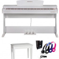 Kurzweil M70WH Dijital Piyano (Beyaz) + Tabure + Kulaklık