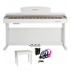 Kurzweil M90 Dijital Beyaz Piyano + Tabure + Kulaklık Kurzweil M90 Dijital Beyaz Piyano + Tabure + Kulaklık