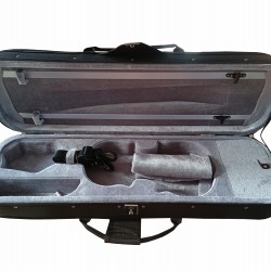 Picaldi 4/4 Dikdörtgen Siyah / Gri Keman Kutusu CSV027