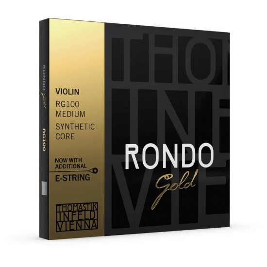 Thomastik Rondo Gold 4/4 Medium Set (Takım) Keman Teli RG100 