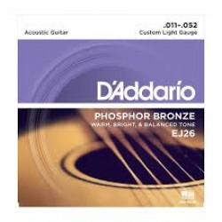 D'addario Custom Light Akustik Gitar Teli 0,011 EJ26