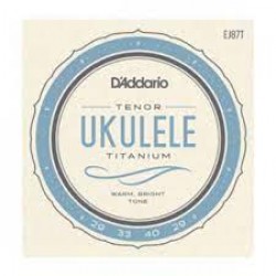D'addario Titanyum Set Tenör Ukulele Teli EJ87T D'addario Titanyum Set Tenör Ukulele Teli EJ87T