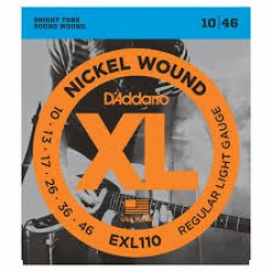 D'addario 0.10 Elektro Gitar Teli EXL110