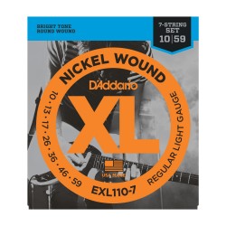 D'addario 7 Telli Elektro Gitar Teli EXL110-7