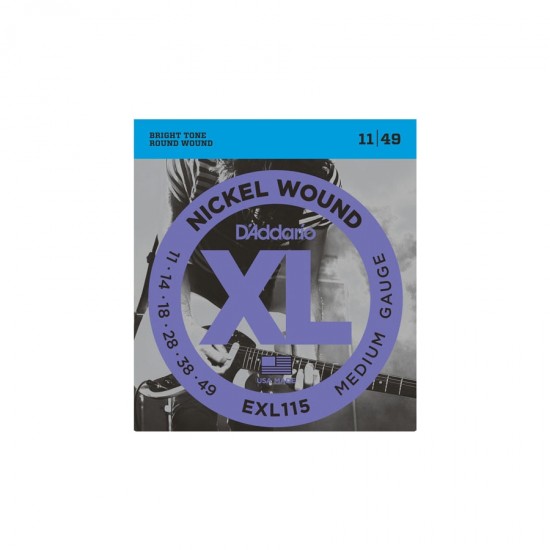 D'addario EXL115 0.11-0.49 Elektro Gitar Teli