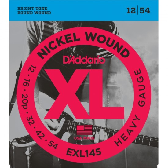 Daddario EXL145 Nickel Wound 0.12 0.54 Elektro Gitar Teli