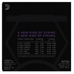 D'Addario NYXL1149 Nickel Wound Medium, Elektro Gitar Teli 11-49