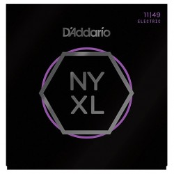 D'Addario NYXL1149 Nickel Wound Medium, Elektro Gitar Teli 11-49