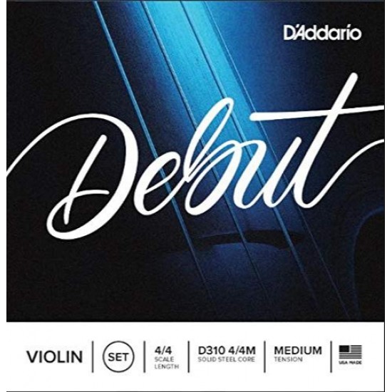 D'addario Debut 4/4 Medium Set Keman Teli D310