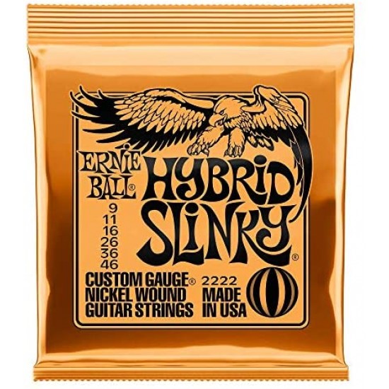 Ernie Ball P02222 Hybird Slinky Nickel 09-46 Elektro Gitar Teli