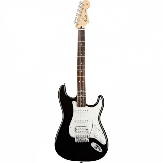 Fender Standard Strat Pau Ferro HSS BK Elektro Gitar 0144703506 Fender Standard Strat Pau Ferro HSS BK Elektro Gitar 0144703506