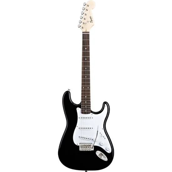 Squier Bullet Strat with Tremolo Laurel Klavye Black Elektro Gitar 0370001506 Squier Bullet Strat with Tremolo Laurel Klavye Black Elektro Gitar 0370001506