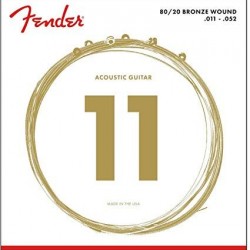 Fender 80/20 Bronze Akustik Gitar Teli Ball End 70CL .011-.050 0730070405