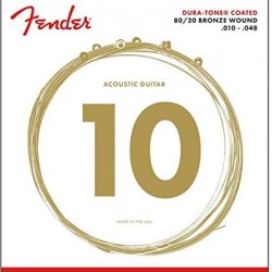 Fender Dura-Tone Coated 10-48 Akustik Gitar Teli 0730880002