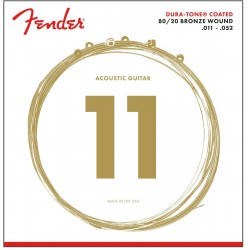 Fender Dura-Tone Coated 11-52 Akustik Gitar Teli 0730880003