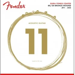 Fender Dura-Tone Coated 11-52 Akustik Gitar Teli 0730880003