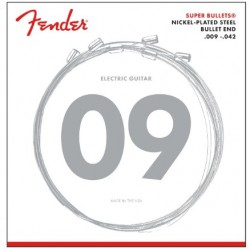 Fender Super Bullets 3250L Nickel-Plated Steel (9-42) Elektro Gitar Takım Tel 0733250403