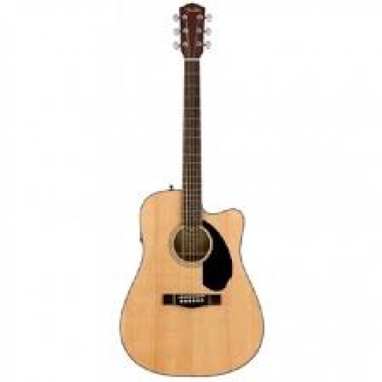 Fender CD-60SCE Ceviz Klavye Natural Elektro Akustik Gitar 0970113021