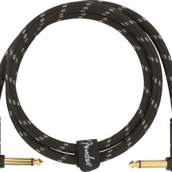 Fender Deluxe Angle/Angle 3 Black Tweed Kablo 90 Cm Enstruman Ara Kablo 0990820096