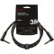 Fender Deluxe Angle/Angle 3 Black Tweed Kablo 90 Cm Enstruman Ara Kablo 0990820096