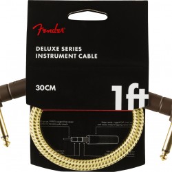 Fender Deluxe  Angle/Angle 1" Tweed Kablo 30 cm Enstruman Ara Kablo 0990820097
