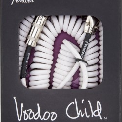 Fender Jimi Hendrix Voodoo Child Cable 30 White Spiral Enstrüman Kablosu 9 metre 0990823002