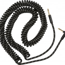 Fender Deluxe Coil Cable Altın Kaplama Uç 30 Black Tweed 9 Metre  0990823060