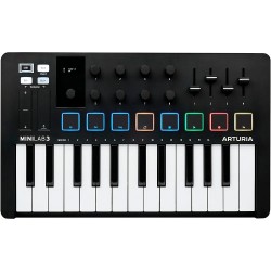 Arturia MiniLab 3 Midi Klavye (Siyah) 009-231502 Arturia MiniLab 3 Midi Klavye (Siyah) 009-231502