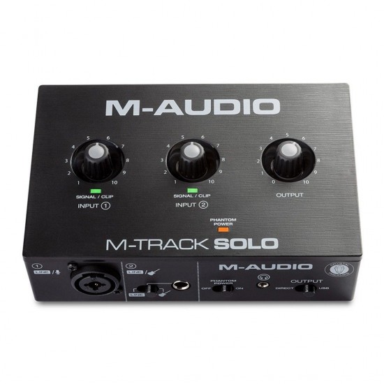 M-Audio M-Track Solo Ses Kartı 033-MTRACKSOLOII M-Audio M-Track Solo Ses Kartı 033-MTRACKSOLOII