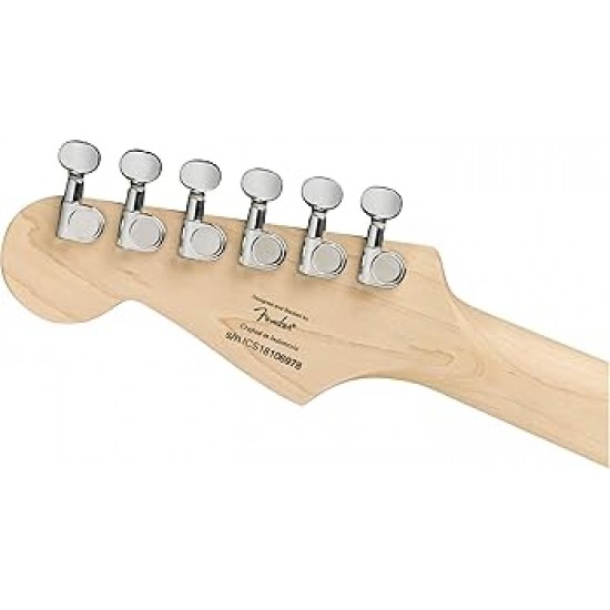Fender Squier Mini Strat V2 Laurel Klavye Black Elektro Gitar 0370121506 Fender Squier Mini Strat V2 Laurel Klavye Black Elektro Gitar 0370121506