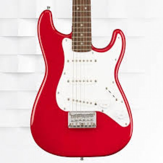 Fender Squier Mini Strat Laurel Klavye Dakota Red Elektro Gitar 0370121554 Fender Squier Mini Strat Laurel Klavye Dakota Red Elektro Gitar 0370121554
