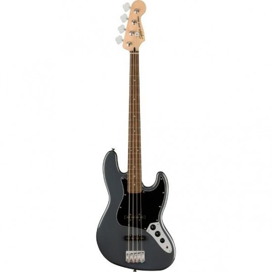 Fender Squier Affinity Jazz Bass Laurel Klavye Charcoal Frost Metallic Bass Gitar 0378601569 Fender Squier Affinity Jazz Bass Laurel Klavye Charcoal Frost Metallic Bass Gitar 0378601569