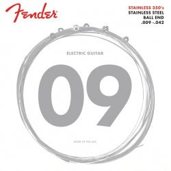 Fender 350L Stainless Steel 350's Elektro Gitar Teli (9-42) 0730350403 Fender 350L Stainless Steel 350's Elektro Gitar Teli (9-42) 0730350403