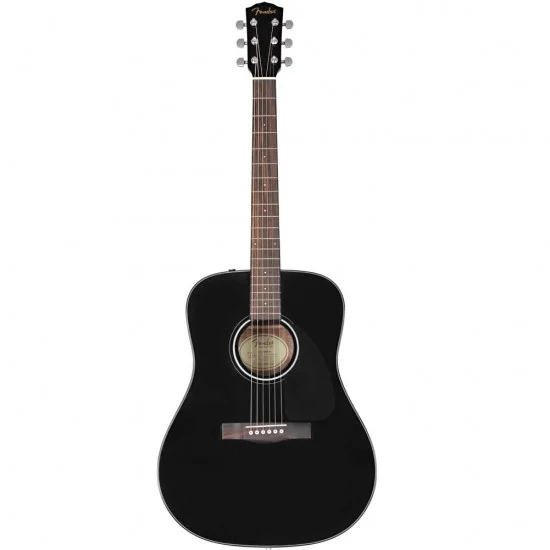 Fender CD-60 Dreadnought V3 DS Siyah Akustik Gitar 0970110506 Fender CD-60 Dreadnought V3 DS Siyah Akustik Gitar 0970110506
