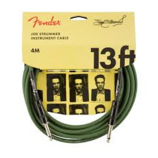 Fender Joe Strummer Pro 4m Drab Yeşil Enstrüman Kablosu 0990810276 Fender Joe Strummer Pro 4m Drab Yeşil Enstrüman Kablosu 0990810276
