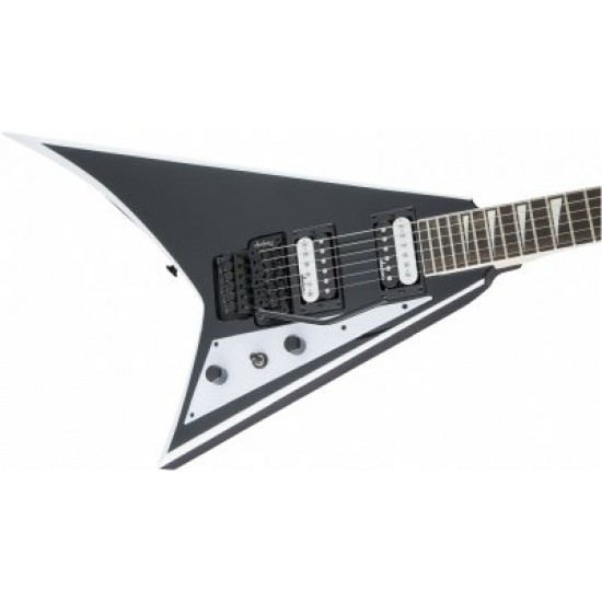Jackson JS32 Rhoads Floyd Rose Amaranth Klavye Black with White Bevels Elektro Gitar 2910137572 Jackson JS32 Rhoads Floyd Rose Amaranth Klavye Black with White Bevels Elektro Gitar 2910137572