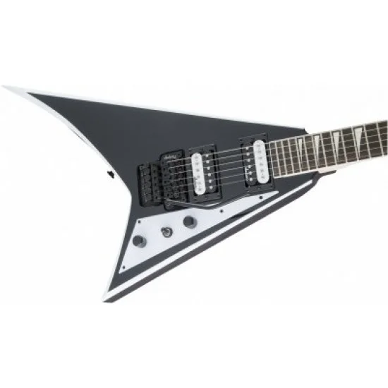 Jackson JS32 Rhoads Floyd Rose Amaranth Klavye Black with White Bevels Elektro Gitar 2910137572