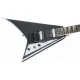 Jackson JS32 Rhoads Floyd Rose Amaranth Klavye Black with White Bevels Elektro Gitar 2910137572